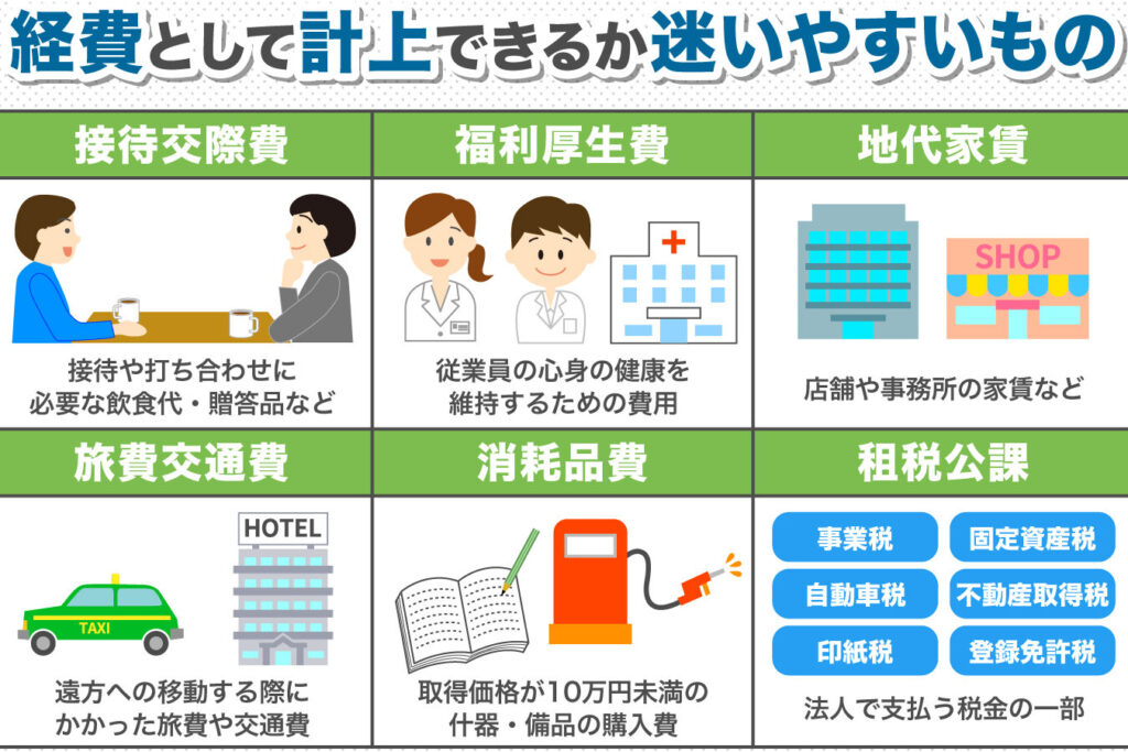 e4bc9ae7a4be-e7b58ce8b2bb-e38184e3818fe38289e381bee381a7e4bdbfe38188e3828be3818be381aee59fbae6ba96e381a8e6b3a8e6848fe782b9 会社 経費 いくらまで使えるかの基準と注意点