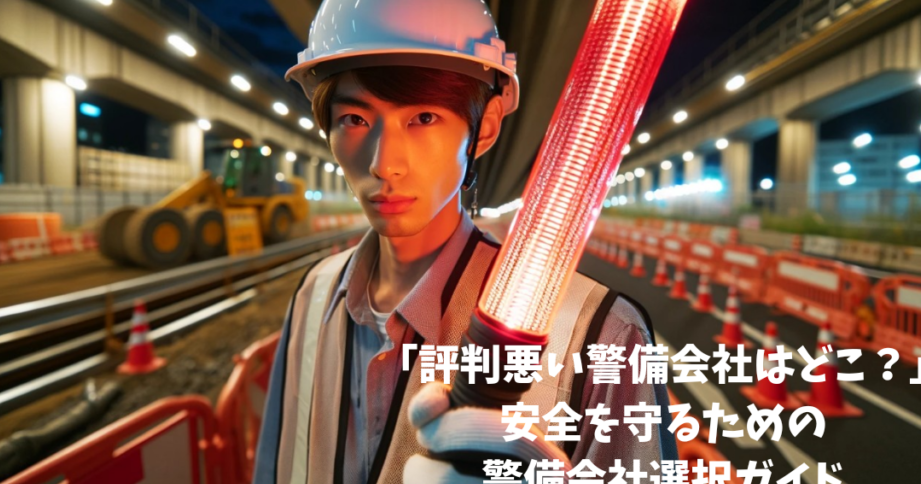 評判悪い警備会社はどこだ？口コミと評価を徹底調査